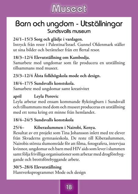 Barnkultur - Sundsvall