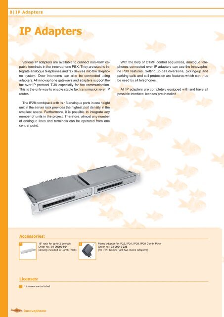 innovaphone Product Catalogue 2012/2013