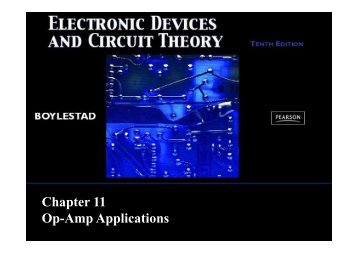 Chapter 11 Op-Amp Applications - Webstaff.kmutt.ac.th