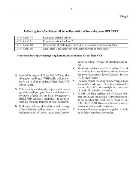 EFTERRETNINGER FOR SÃFARENDE