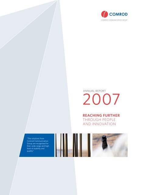 Annual report 2007 - Comrod