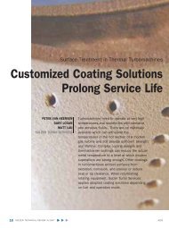 Customized Coating Solutions Prolong Service Life