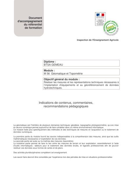 Document d'accompagnement M56 - ChloroFil