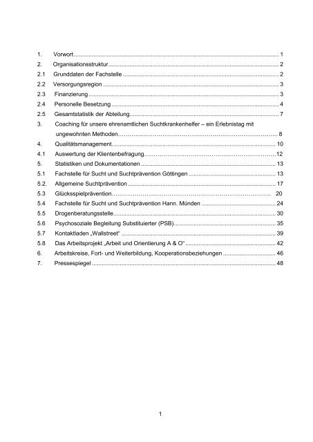 1 Vorwort - luth. Kirchenkreis Göttingen