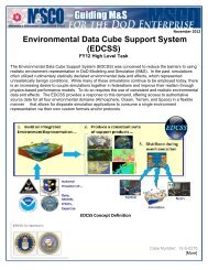 Environmental Data Cube Support System (EDCSS) - Modeling ...
