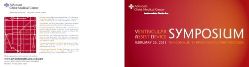 VENTRICULAR ASSIST DEVICE - Advocate Health Care