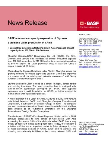 News Release - BASF.com