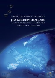 Global Jean-Monnet Conference / ECSA-World ... - Dusan Sidjanski