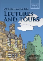 Download a pdf of the 2013 lectures brochure - Edinburgh Museums