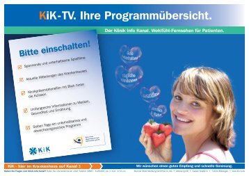 Patientenprogramm im St. Martinus-Hospital, Olpe - Katholische ...