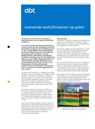 Flyer Zwevende bedrijfsvloeren op palen - Abt