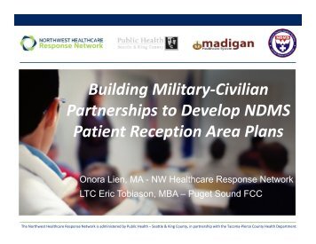 Building Military-Civilian Partnerships to Develop NDMS Patient ...
