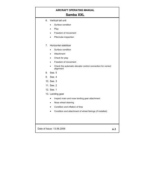 Operators Manual Example AIRCRAFT OPERATING MANUAL