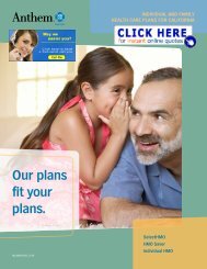 HMO Saver plan brochure - Health Insurance