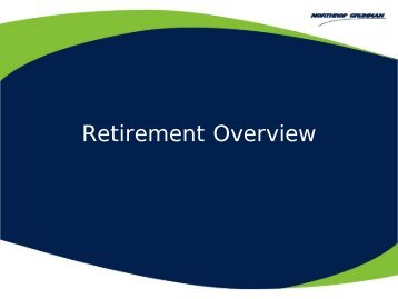 Northrop Pension Overview - Benefits Online