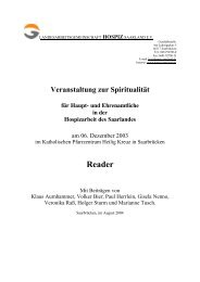 Reader - Landesarbeitsgemeinschaft Hospiz Saarland eV