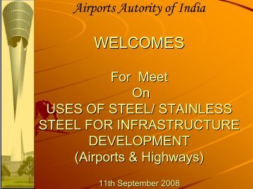 Airports Autority of India - Indian Stainless Steel Development ...