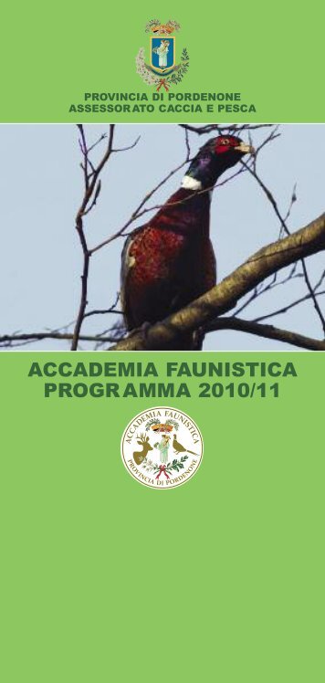 Accademia faunistica - Provincia di Pordenone