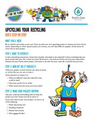 UPCYCLING YOUR RECYCLING - EcoKids