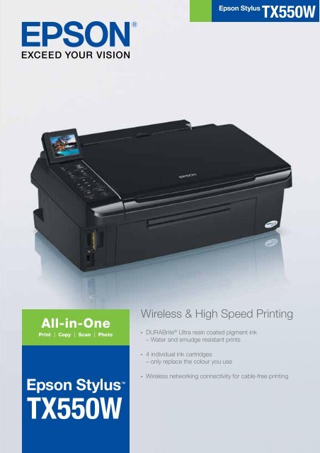 epson stylus tx550w