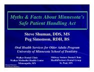 Myths & Facts About Minnesota's Safe Patient Handling Act