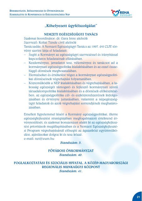 részletes program