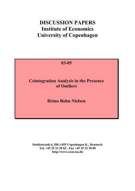 Cointegration Analysis in the Presence of Outliers