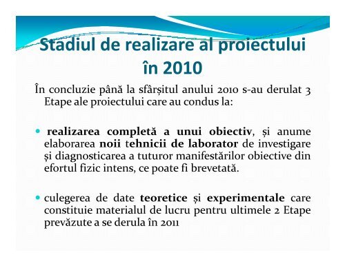 explorarea sistemului biologic integrativ implicat in