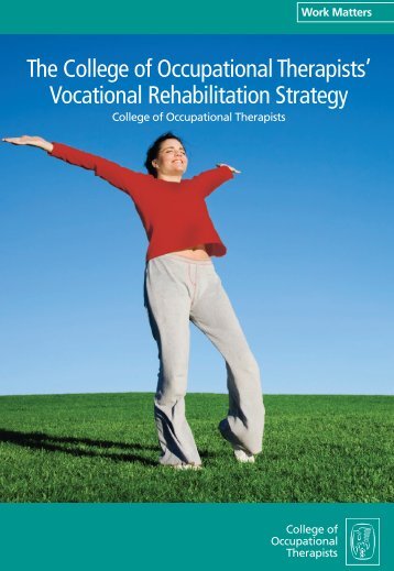 Vocational Rehabilitation Strategy - College of Occupational ...