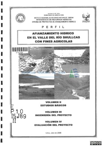 E P10 I5 J89-II.pdf - Biblioteca de la ANA.