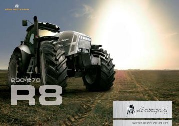 trattori lamborghini r8 - Attrezzature Agricole