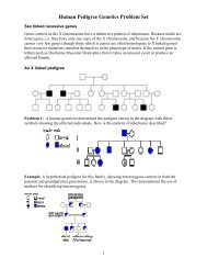 Human Pedigree Problems (PDF)