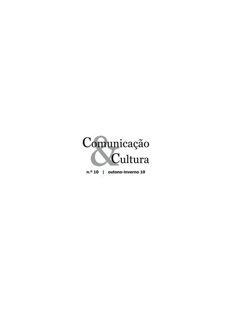 a festa - Revista ComunicaÃ§Ã£o e Cultura