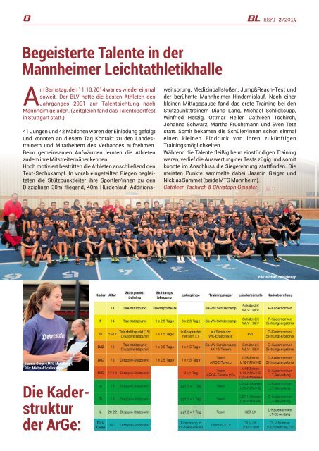 Badische Leichtathletik - Heft 2/2014