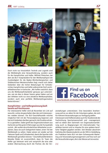 Badische Leichtathletik - Heft 2/2014