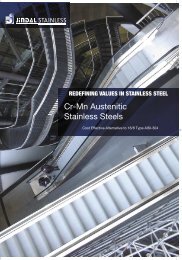 Cr-Mn Austenitic Stainless Steels - Gual Steel