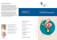 Leistenbruchoperation - St. Rochus-Hospital Castrop-Rauxel