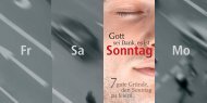 7 gute Gründe, den Sonntag zu feiern - Evangelische Kirche in ...