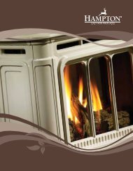 Hampton Brochure - Regency Fireplace Products