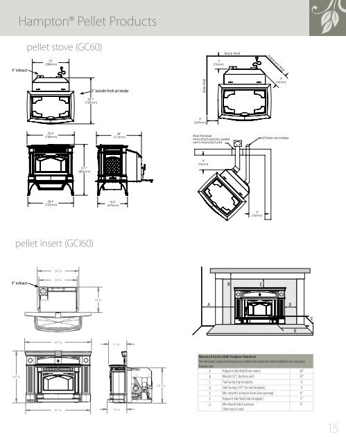 Hampton Brochure - Regency Fireplace Products