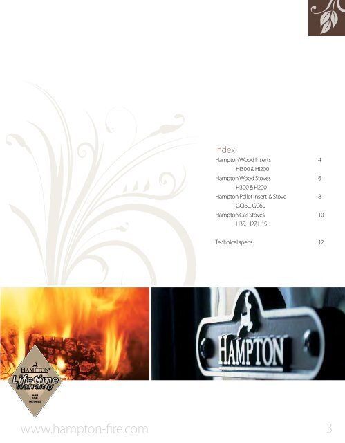 Hampton Brochure - Regency Fireplace Products