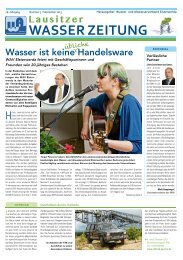 Ausgabe 3 2013 - Wasser- und Abwasserverbandes Elsterwerda