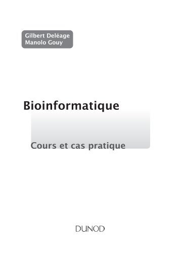 Bioinformatique - Dunod