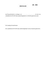 Zahl 20 - 454 - Burgenländischer Landtag