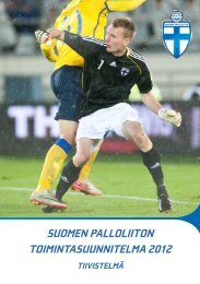 suomen palloliiton toimintasuunnitelma 2012 - Suomen Palloliitto
