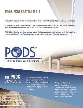 PODS ESRI SPATIAL 5.1.1