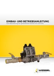 EINBAU- UND BETRIEBSANLEITUNG - KÃ¼chenabsicherung