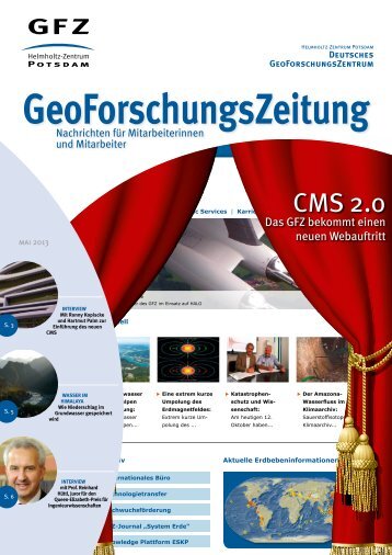 GeoForschungsZeitung - Publications GFZ - Helmholtz-Zentrum ...