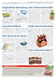 Berglandmilch: Abwechslung Nöm: Besser  als der ... - Handelszeitung