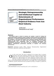 Strategic Entrepreneurship and Intellectual Capital as Determinants ...